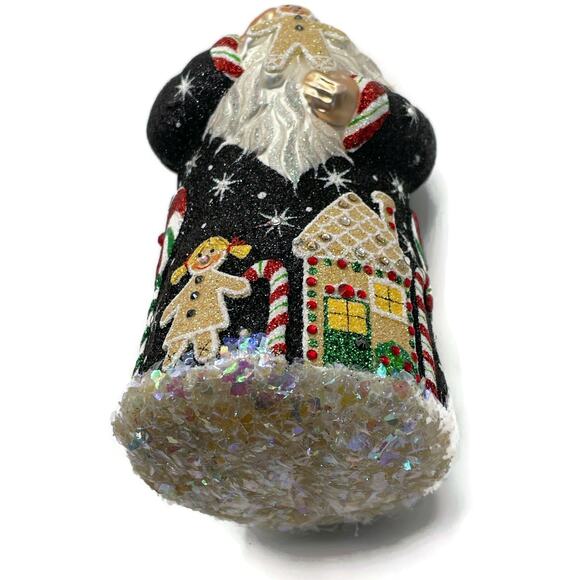 Patricia Breen Ornament Torun Santa Black Candy Canes Gingerbread Christmas Tree - Picture 12 of 12
